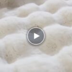 Плюшен, кръгъл килим – video