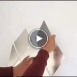 Огледални стикери за стена (32 броя) – video