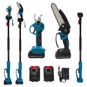 AKU SET: 3в1 - Пила + Ножица + Телескопичен прът