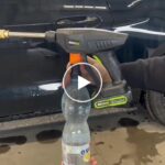 BRIXON AKU Ръчен уред за почистване под високо налягане + резервна батерия – video