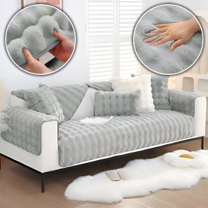 Меко плюшено покритие за диван