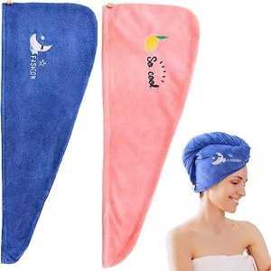 Бързосъхнеща кърпа за коса (2 бр.)