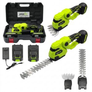 AKU мини ножица за жив плет BRIXON + 2 батерии