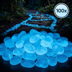 Магически светещи декоративни камъчета (100 бр.)