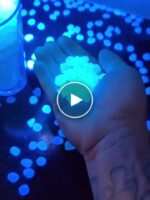 Магически светещи декоративни камъчета (100 бр.) – video