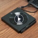 Външно DVD устройство + 4-портово USB-разклонител с четец за SD карти и USB-C порт – video