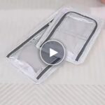 Прозрачна кутия за съхранение на обувки, подходяща за подреждане една върху друга – video